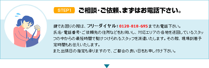 稲城市で鍵のトラブルに見舞われた際には、鍵猿にお気軽にご相談下さい。